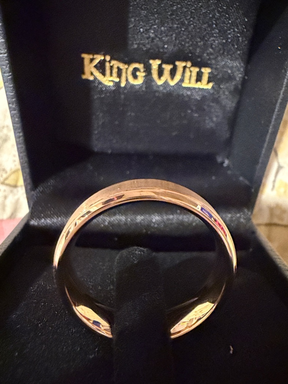 Men's Gold-Tone Classic Wedding Band